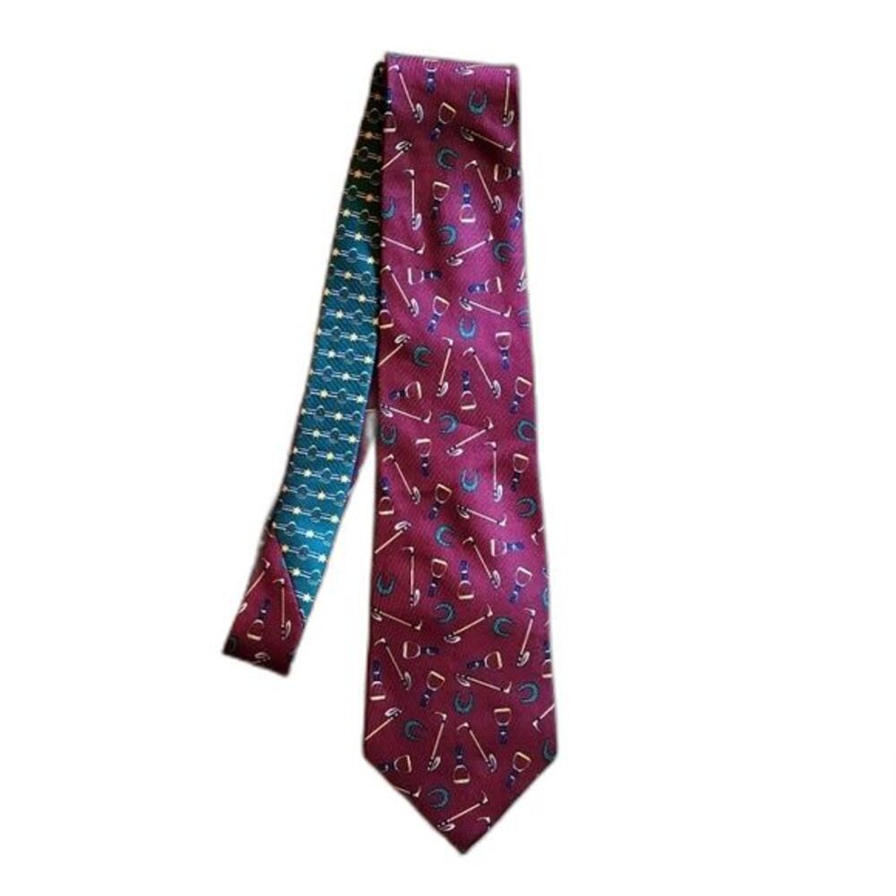 Tommy Hilfiger Burgundy Polo Playing Tie